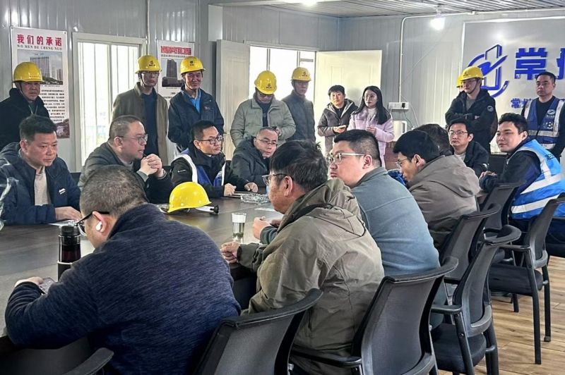 焦溪中學(xué)項目接受市建筑工程質(zhì)量安全 市場行為第三方綜合評價獲好評